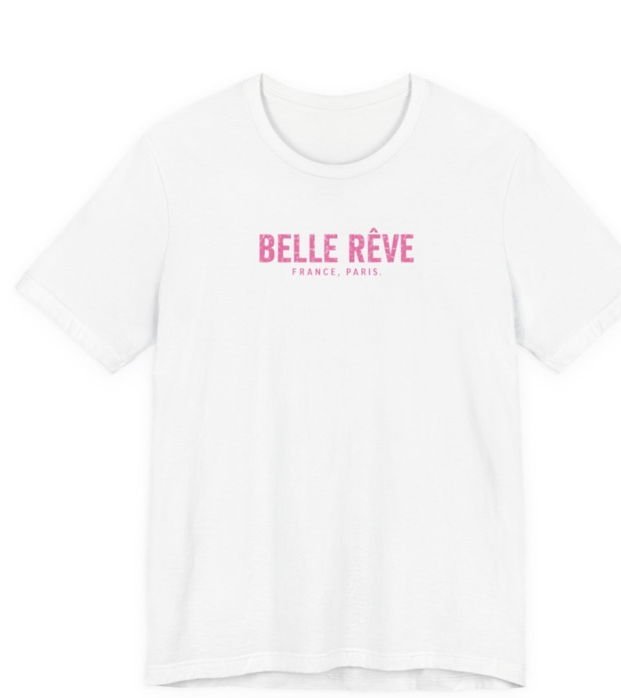Belle Reve Paris Skyline Tee fehér elölnézet