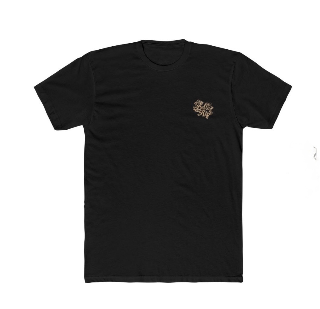 Belle Reve Smoke&Angel Tee fekete elölnézet